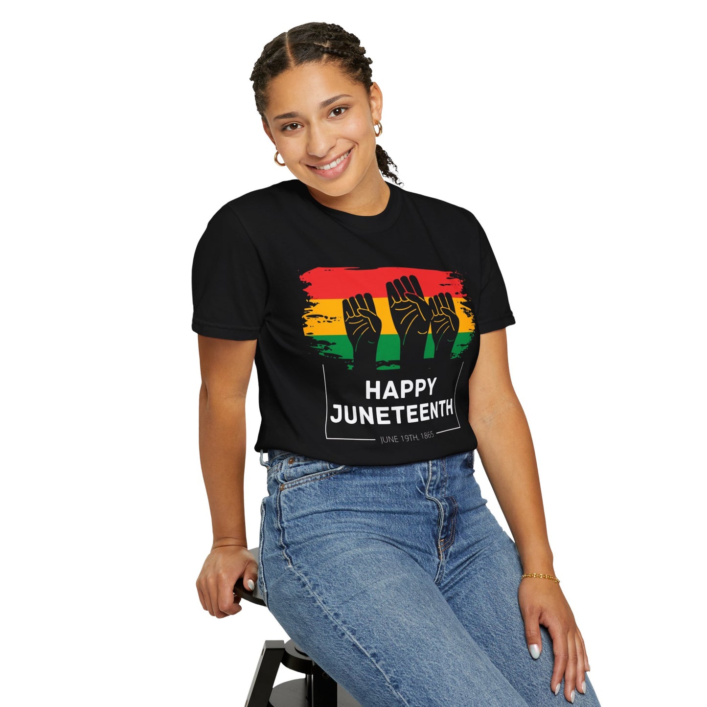 Juneteenth - Unisex Garment-Dyed T-shirt