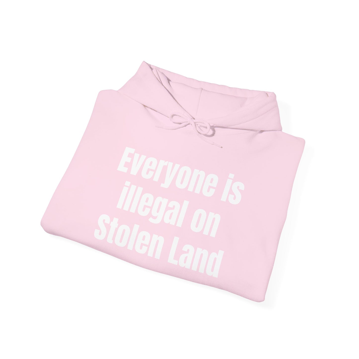 Everyone is illegal on Stolen Land - Unisex Heavy Blend™ Hooded Sweatshirt