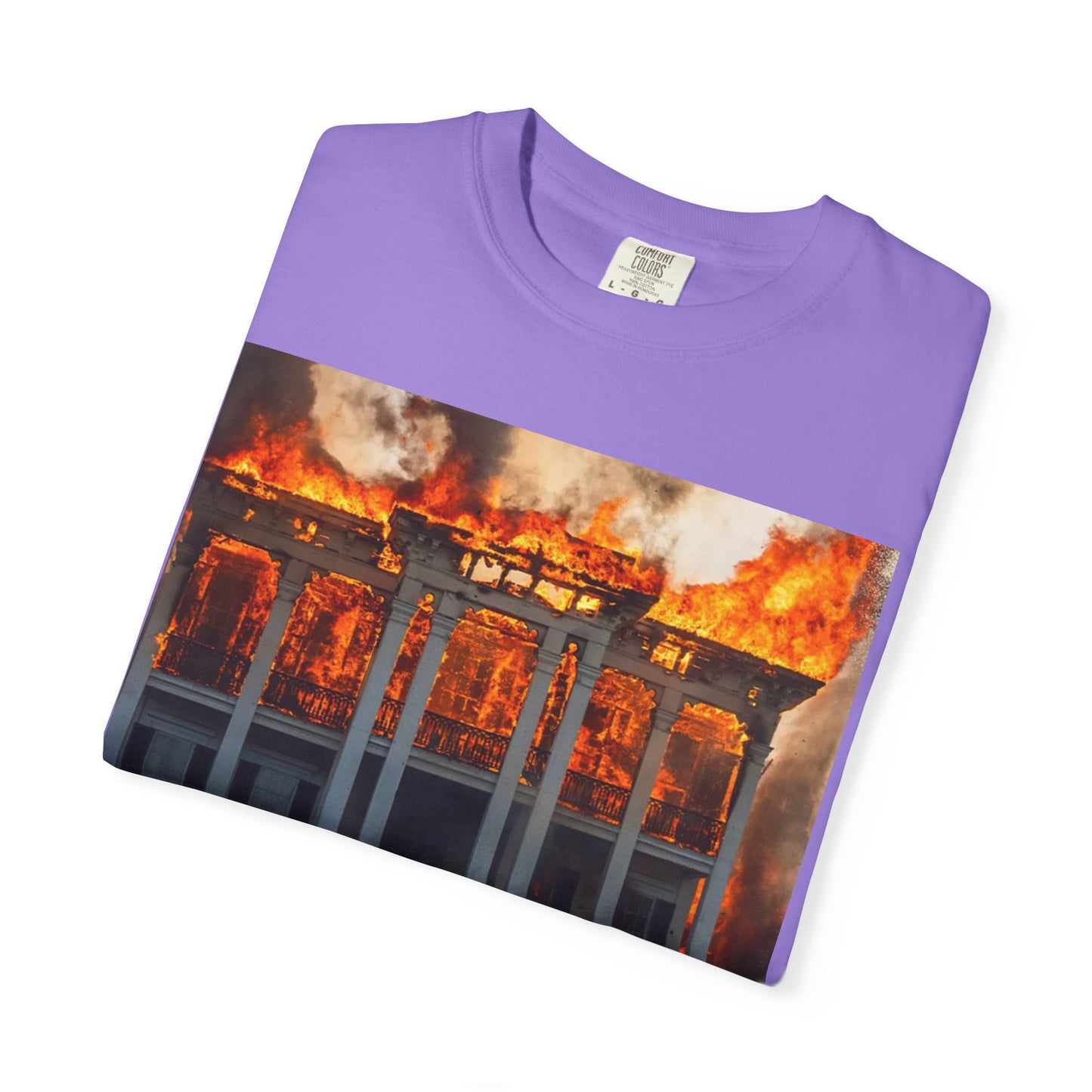 Nottoway Plantation - Juneteenth Gift - Unisex Garment-Dyed T-shirt