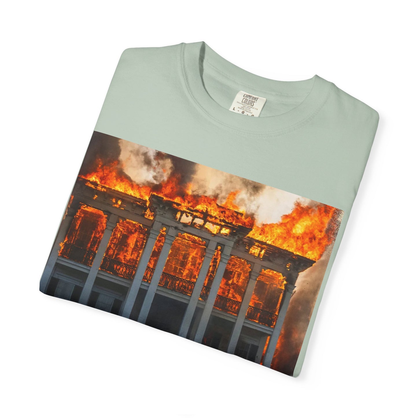 Nottoway Plantation - Juneteenth Gift - Unisex Garment-Dyed T-shirt