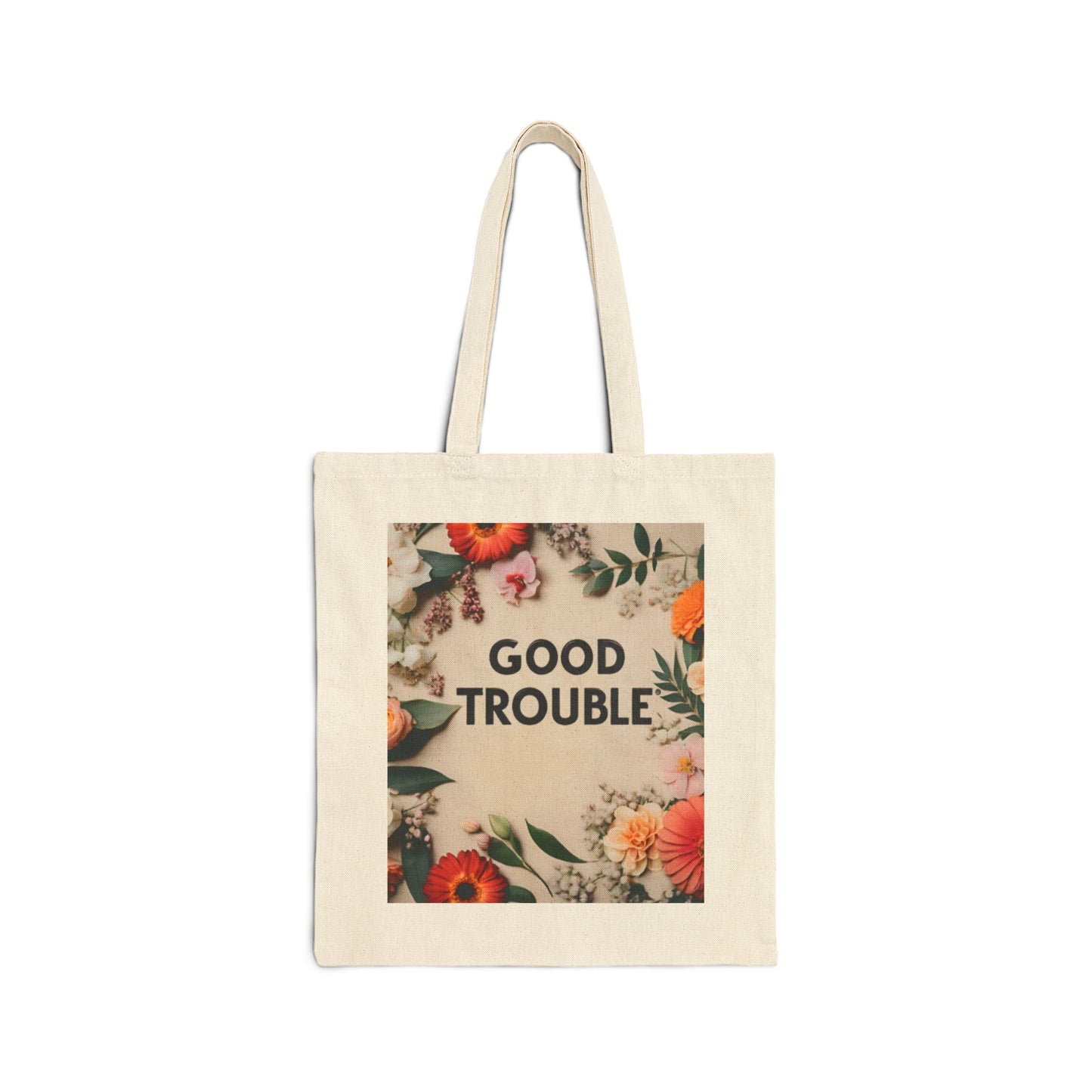 Good Trouble - Cotton Canvas Tote Bag