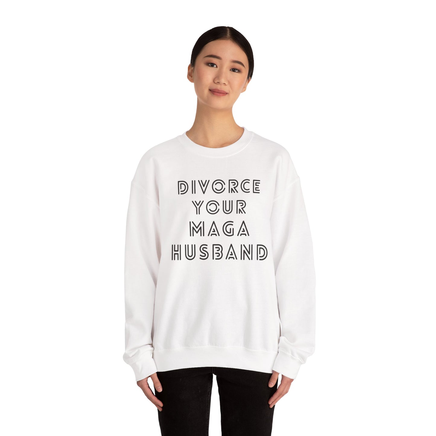 Divorce Your Mean Husband Floral Crewneck Sweatshirt
