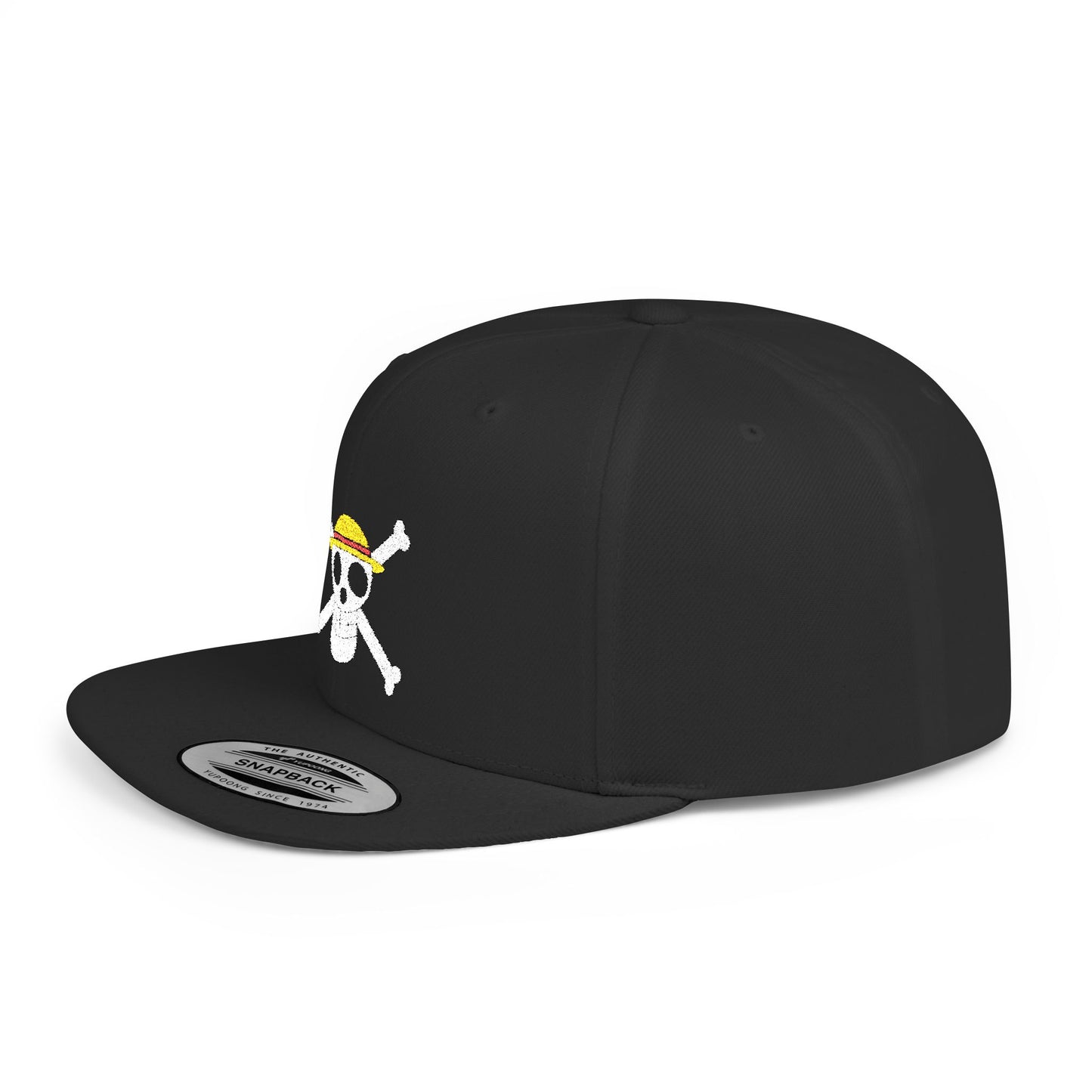 Straw Hat Pirates' Jolly Roger Embroidered Snapback Cap