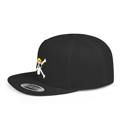 Straw Hat Pirates' Jolly Roger Embroidered Snapback Cap