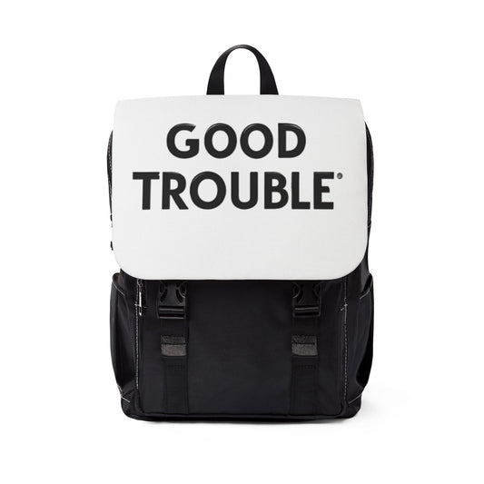 Good Trouble - Unisex Casual Shoulder Backpack Purse