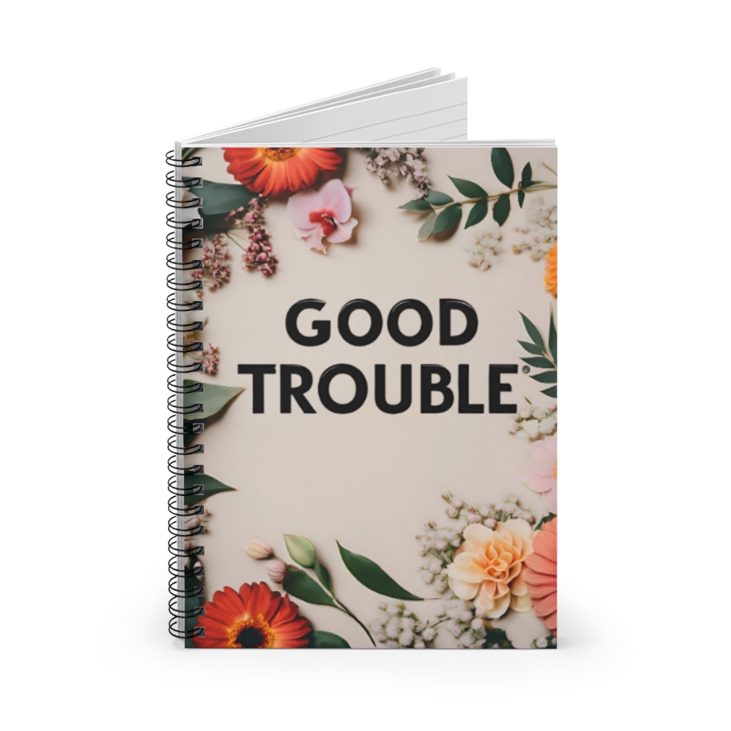 Good Trouble - Spiral Notebook - Ruled Line