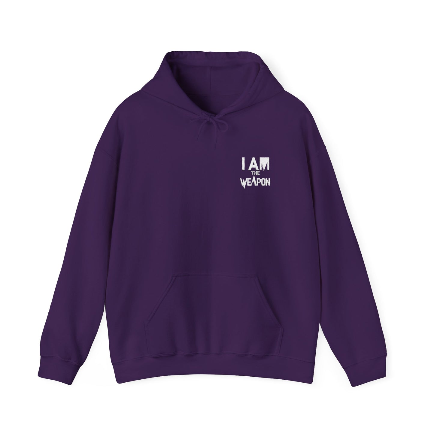 I Am The Weapon Unisex Heavy Blend Hooded Sweatshirt - Empowering Comfort for Every Occasion