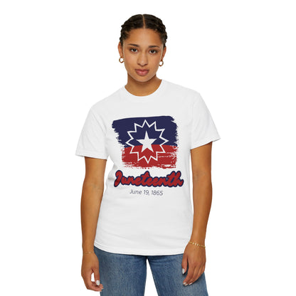 Happy Juneteenth Gift - Freedom Day Unisex Garment-Dyed T-shirt