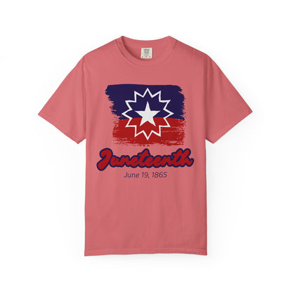 Happy Juneteenth Gift - Freedom Day Unisex Garment-Dyed T-shirt
