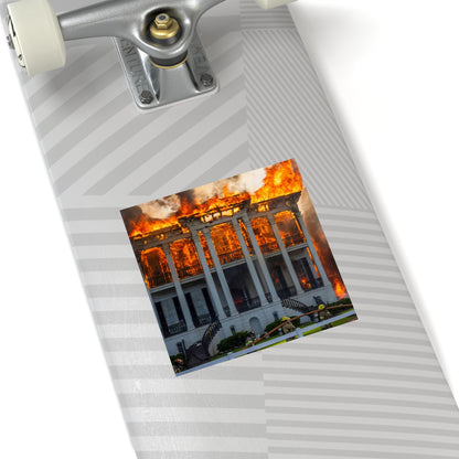 Nottoway Plantation Square Stickers, Design for outdoor or indoor Home Decor, Juneteenth Gifts