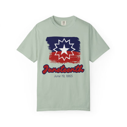 Happy Juneteenth Gift - Freedom Day Unisex Garment-Dyed T-shirt