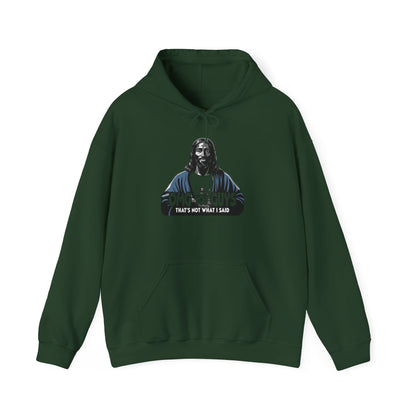 Unisex Heavy Blend™ Hooded Sweatshirt - "Thats Not What I Said Jesus" Humor