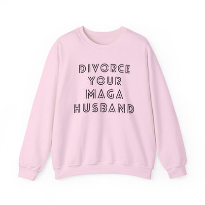 Divorce Your Mean Husband Floral Crewneck Sweatshirt