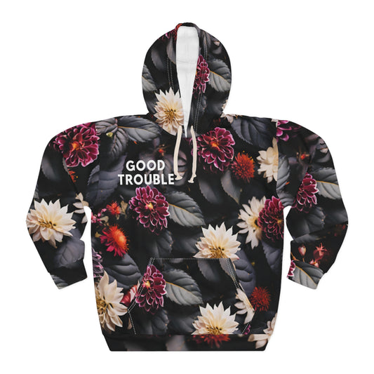 Good Trouble - Unisex Pullover Hoodie (AOP)