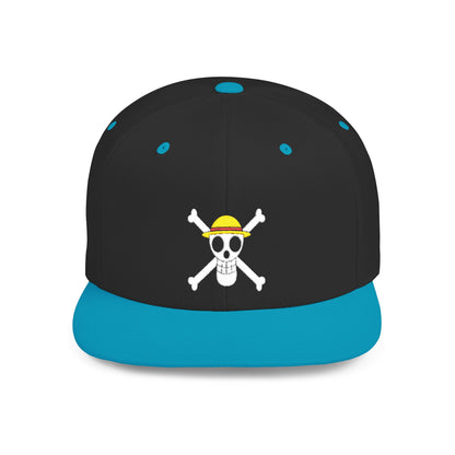 Straw Hat Pirates' Jolly Roger Embroidered Snapback Cap