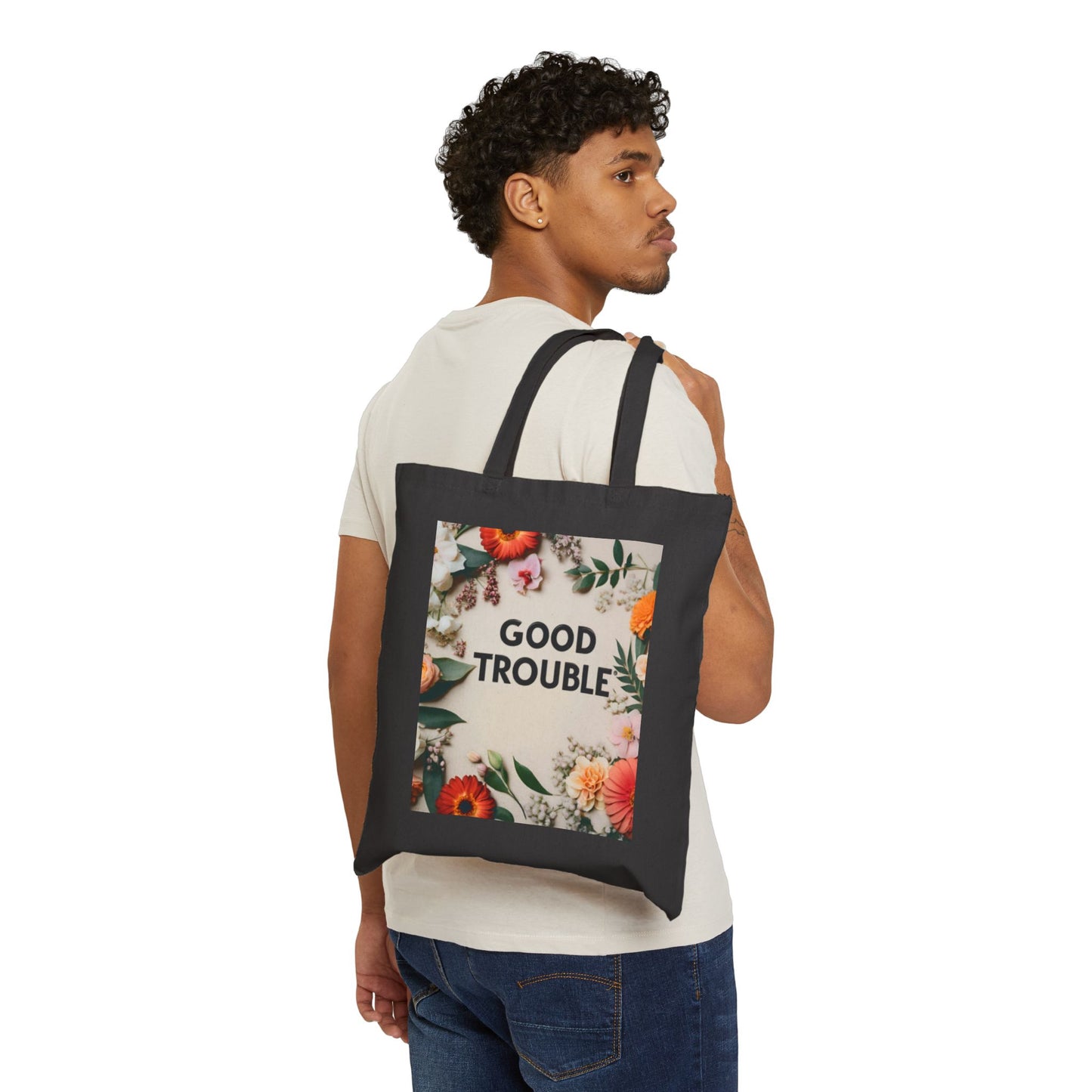 Good Trouble - Cotton Canvas Tote Bag