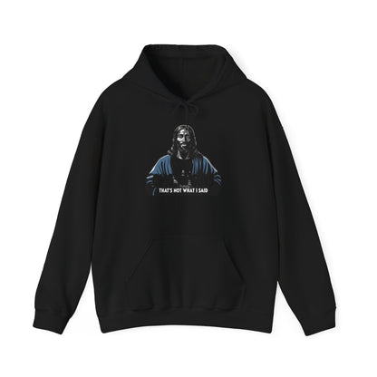 Unisex Heavy Blend™ Hooded Sweatshirt - "Thats Not What I Said Jesus" Humor