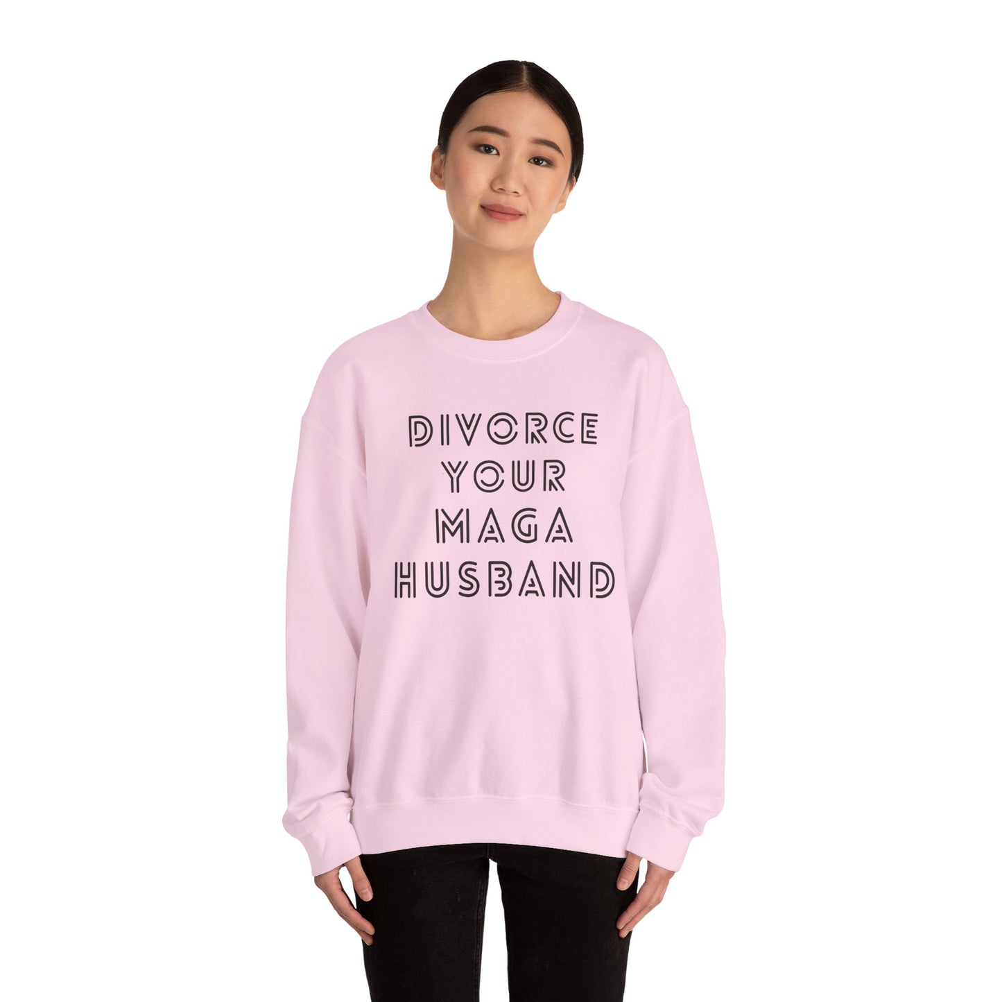 Divorce Your Mean Husband Floral Crewneck Sweatshirt