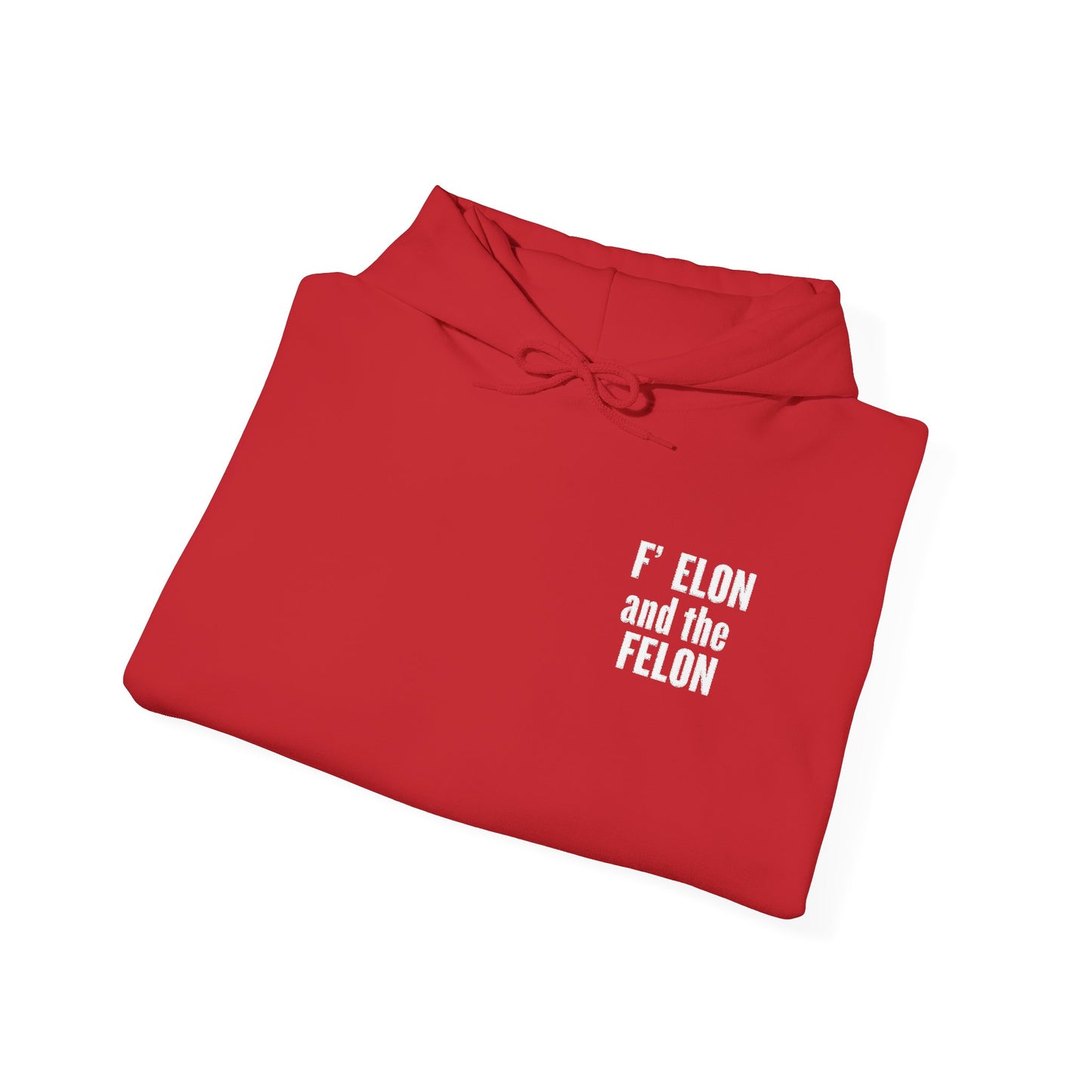 F Elon and the Felon's Heavy Blend Youth Hoodie - Trendy Felon Design
