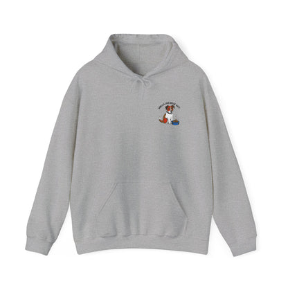 "Smells Like Doge Shit" Embroidered Unisex Heavy Blend Hooded Sweatshirt - Empowering Comfort for Every Occasion