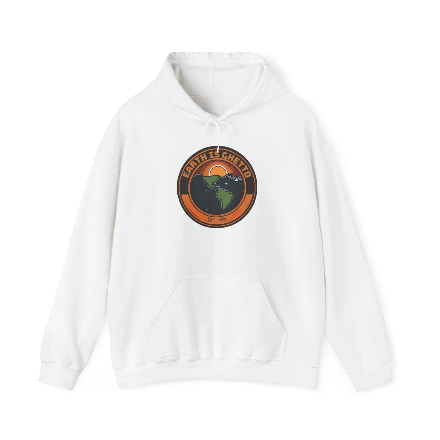 Earth is Ghetto - Unisex Heavy Blend™ Hooded Sweatshirt