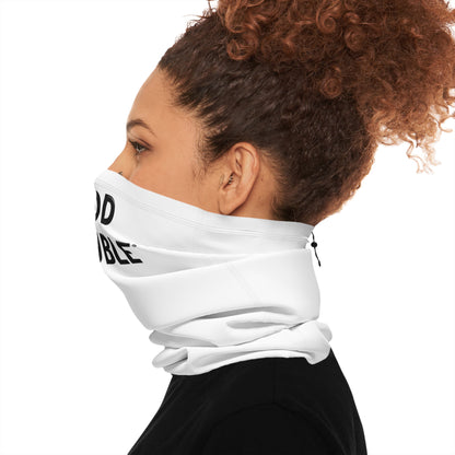 Winter Neck Gaiter With Drawstring