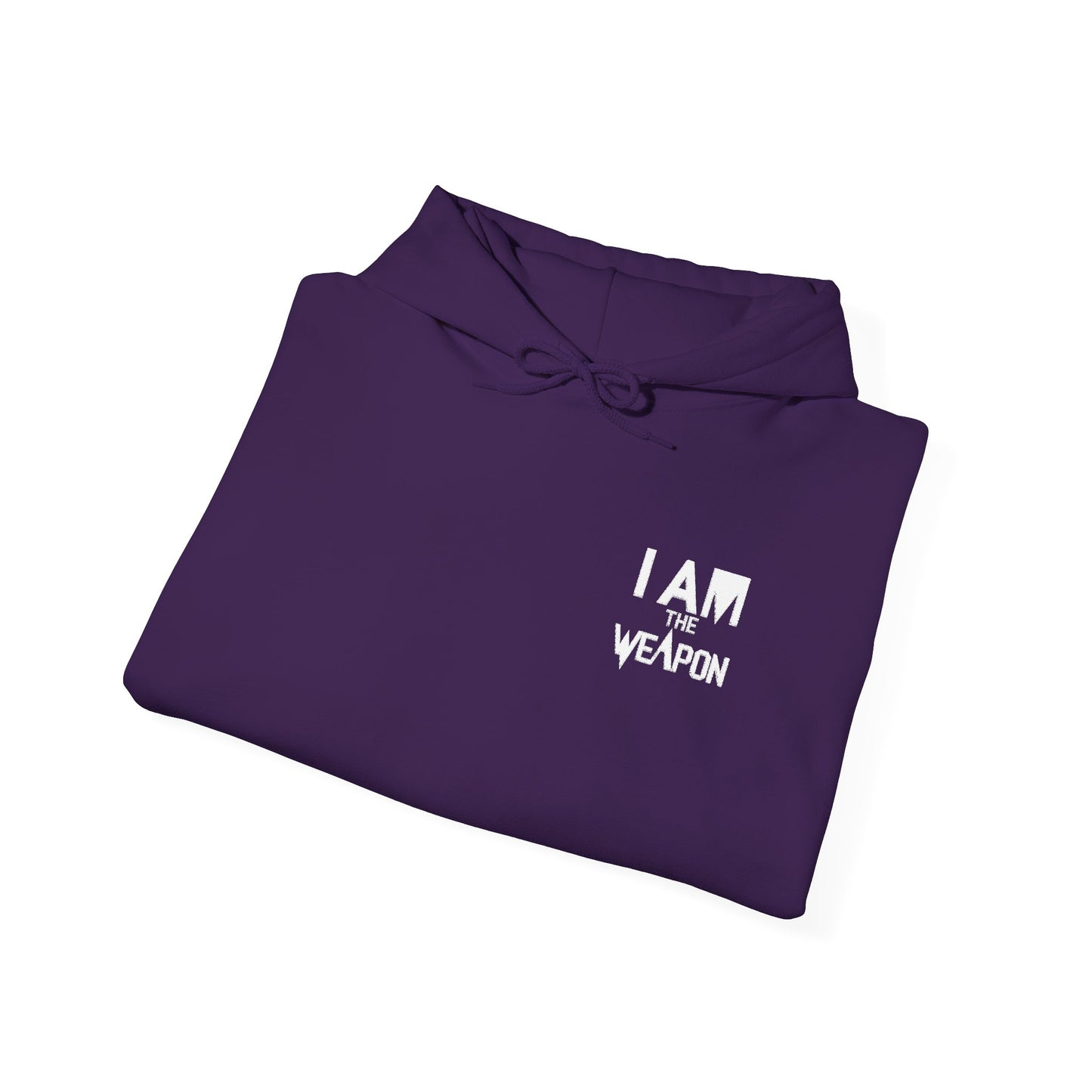 I Am The Weapon Unisex Heavy Blend Hooded Sweatshirt - Empowering Comfort for Every Occasion