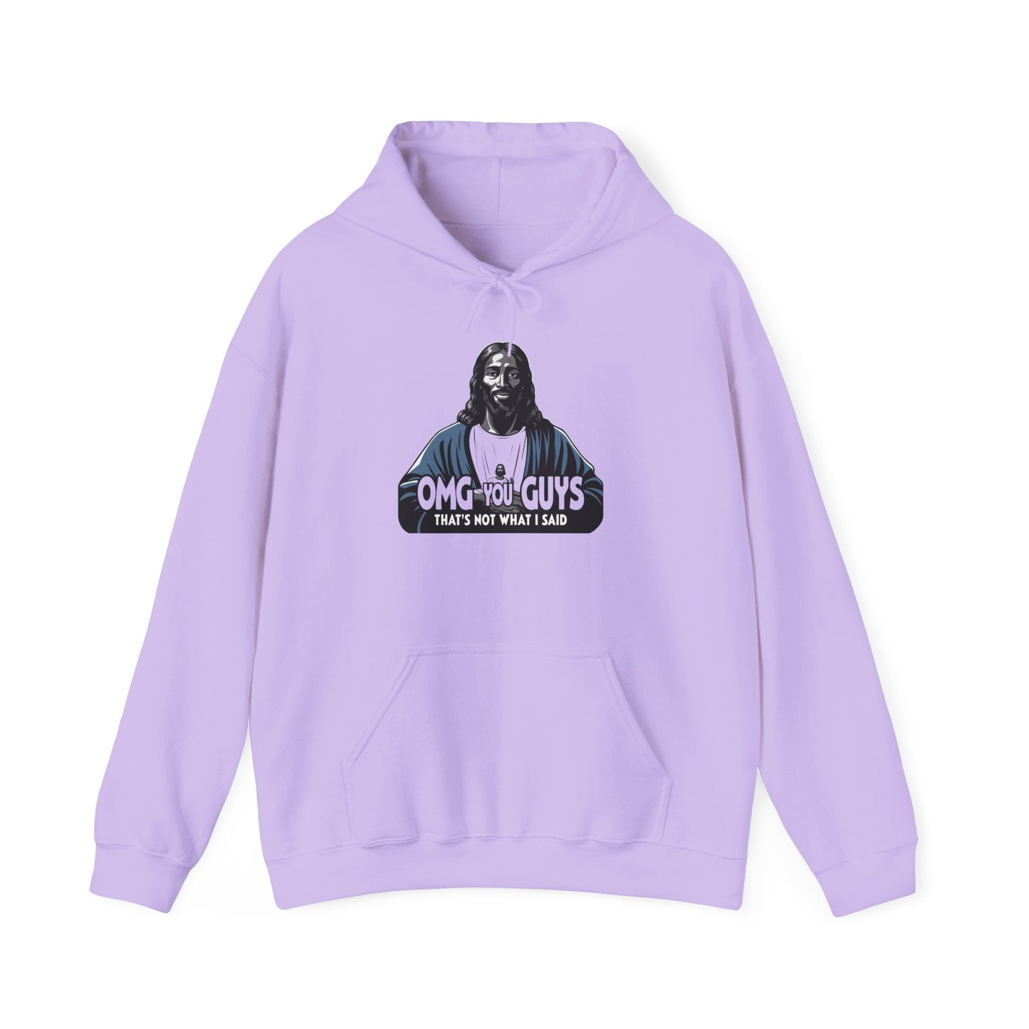Unisex Heavy Blend™ Hooded Sweatshirt - "Thats Not What I Said Jesus" Humor