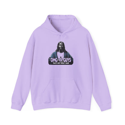Unisex Heavy Blend™ Hooded Sweatshirt - "Thats Not What I Said Jesus" Humor