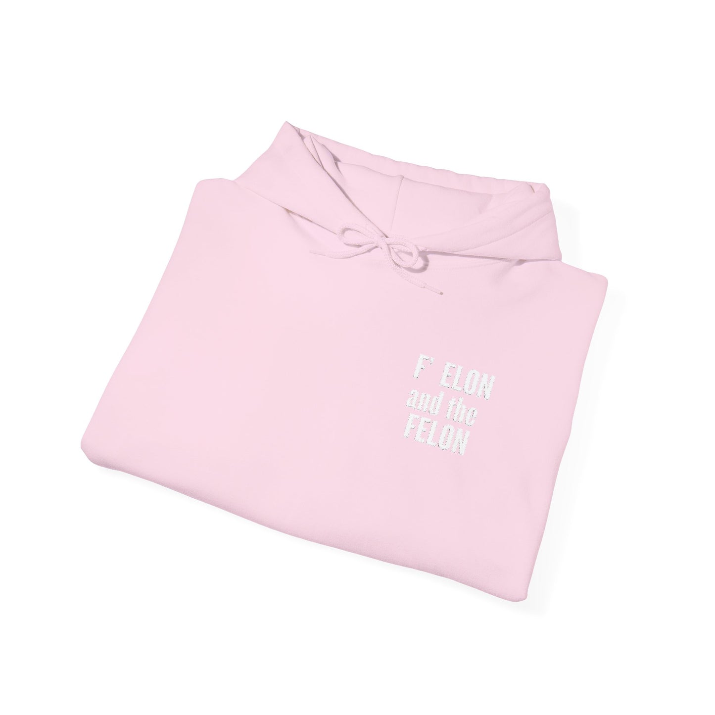 F Elon and the Felon's Heavy Blend Youth Hoodie - Trendy Felon Design