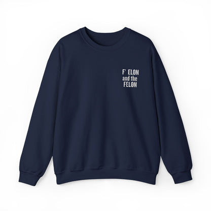 F elon and the Felon Unisex Heavy Blend™ Crewneck Sweatshirt - Comfy Streetwear for Casual Days