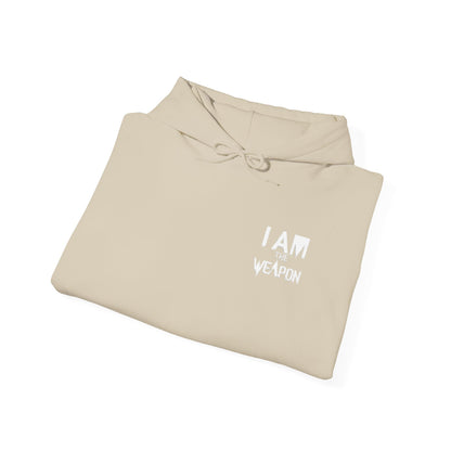 I Am The Weapon Unisex Heavy Blend Hooded Sweatshirt - Empowering Comfort for Every Occasion