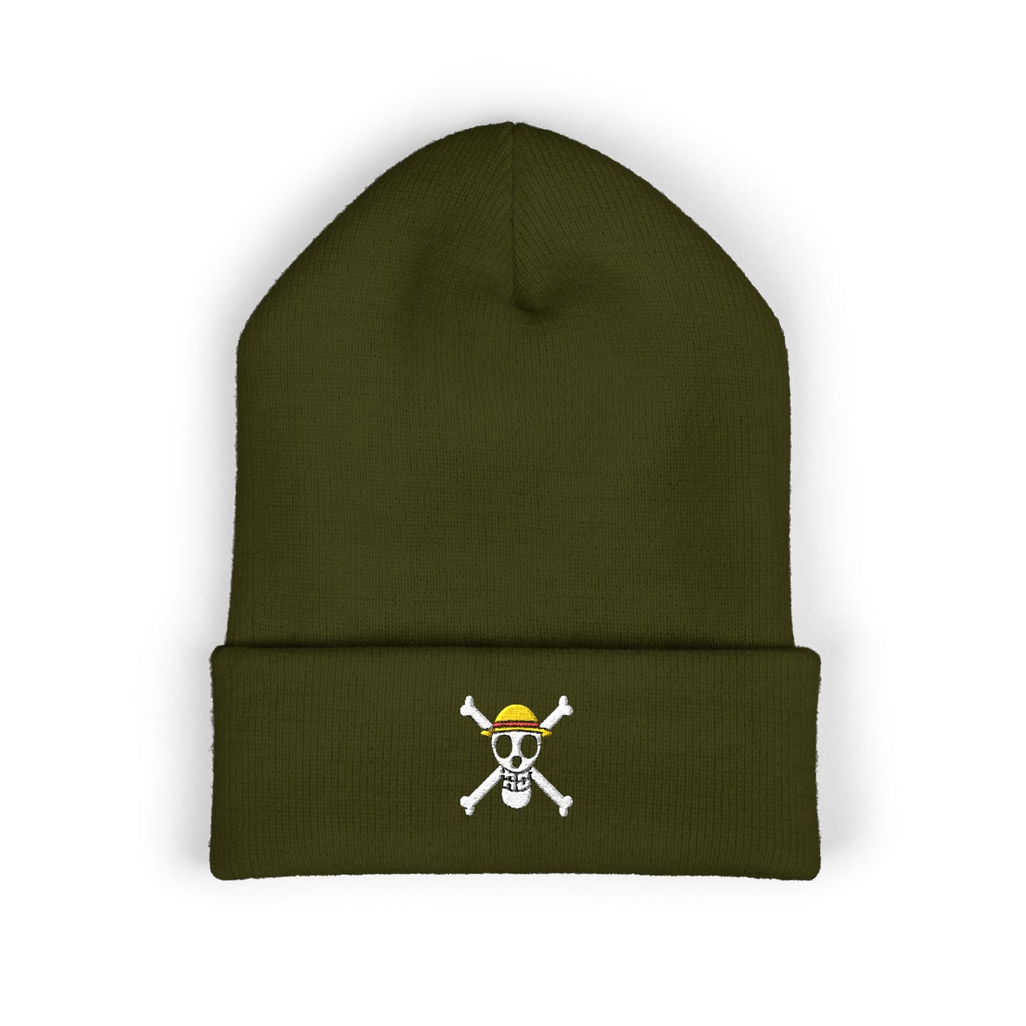 Straw Hat Pirates' Jolly Roger Embroidered Beanie Hat