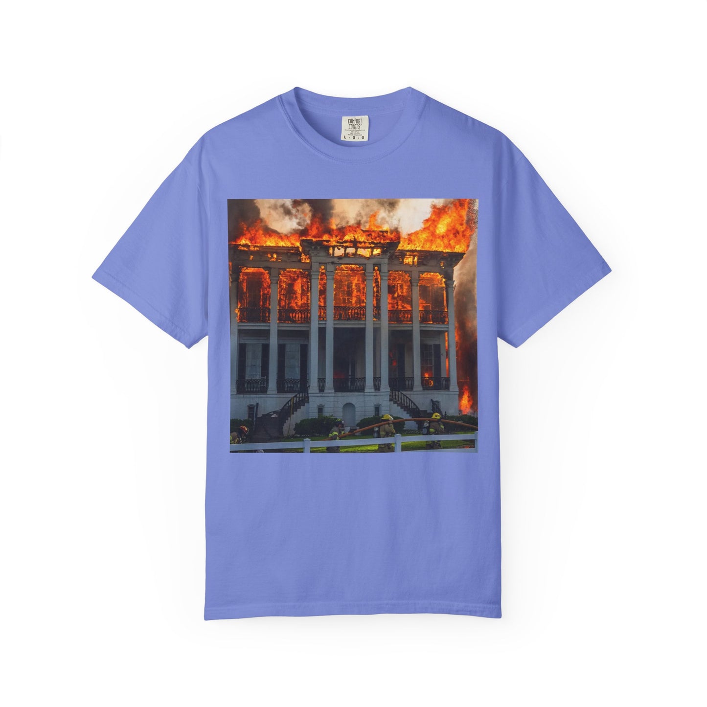 Nottoway Plantation - Juneteenth Gift - Unisex Garment-Dyed T-shirt