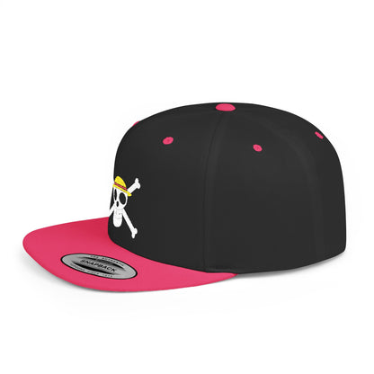 Straw Hat Pirates' Jolly Roger Embroidered Snapback Cap