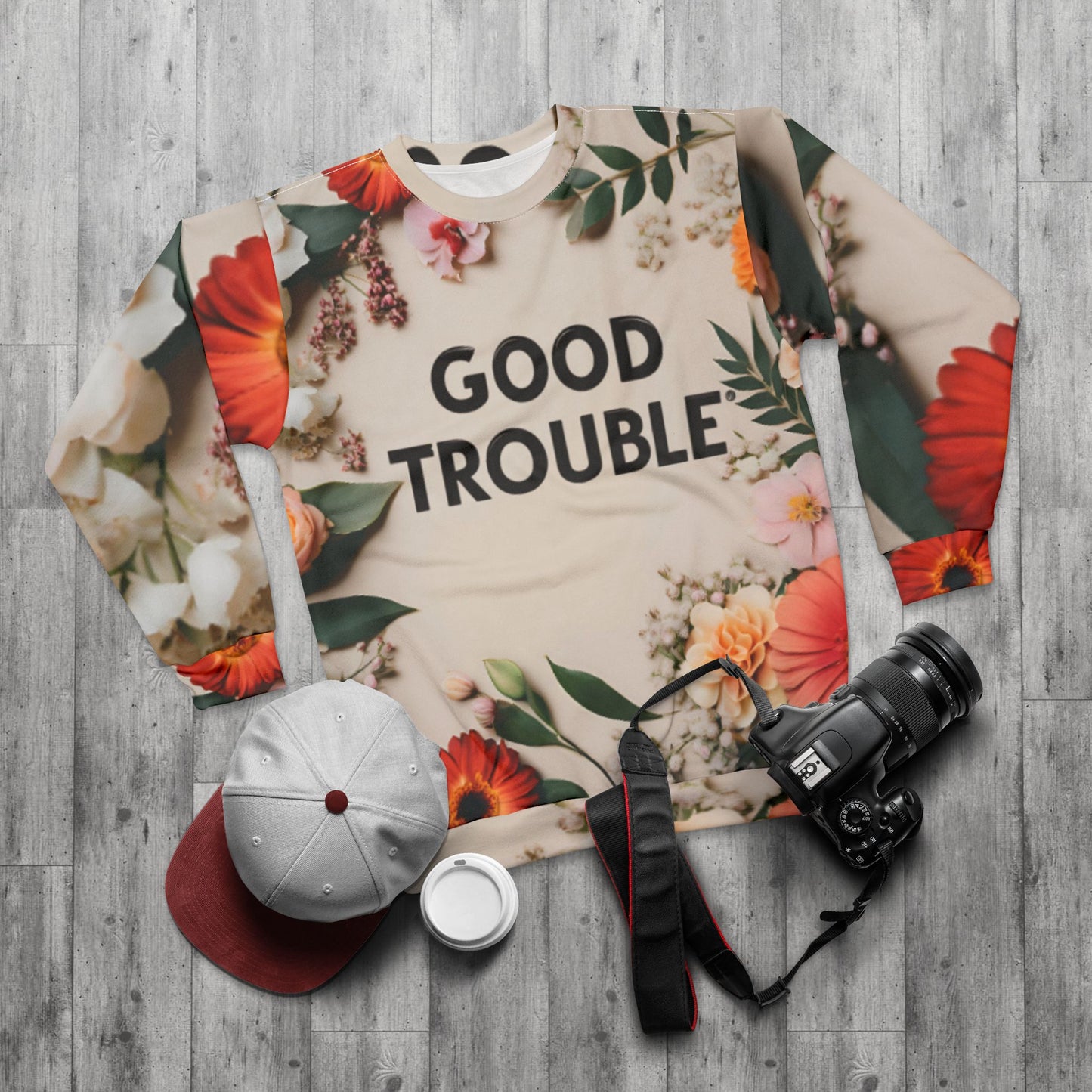 Good Trouble - Unisex Sweatshirt (AOP)