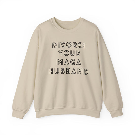 Divorce Your Mean Husband Floral Crewneck Sweatshirt