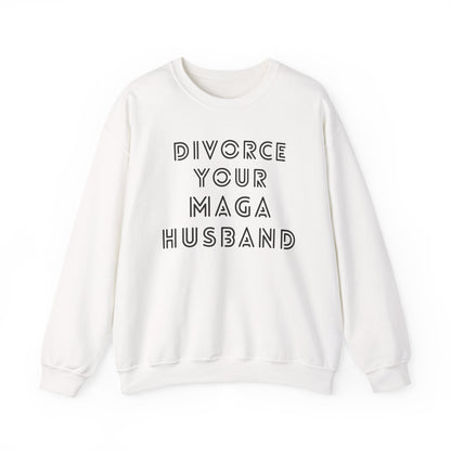 Divorce Your Mean Husband Floral Crewneck Sweatshirt