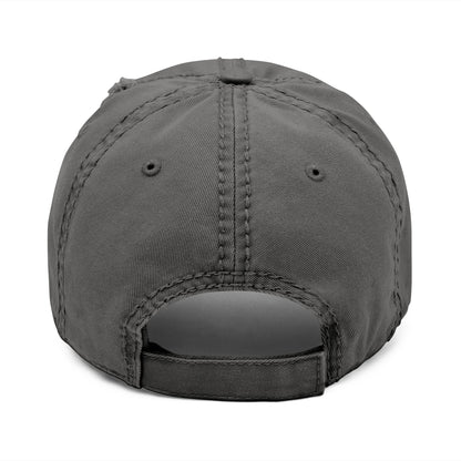Tired Distressed Dad Hat, Relaxed Cap, Gift for Dads, Casual Wear, Trendy Statement Hat