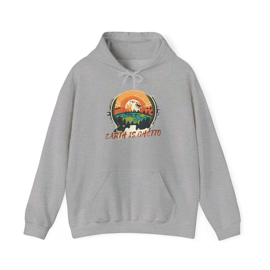 Earth is Ghetto - Unisex Heavy Blend™ Hooded Sweatshirt