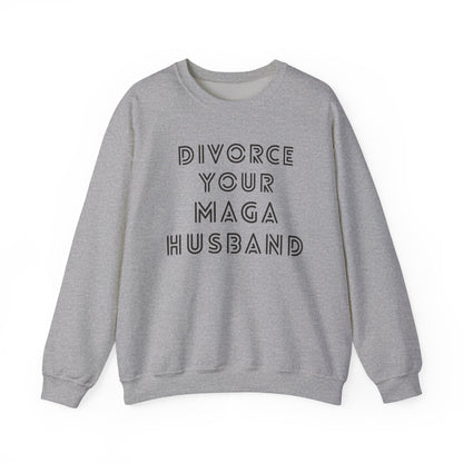 Divorce Your Mean Husband Floral Crewneck Sweatshirt