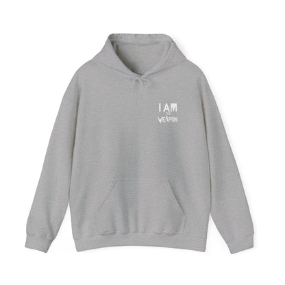I Am The Weapon Unisex Heavy Blend Hooded Sweatshirt - Empowering Comfort for Every Occasion