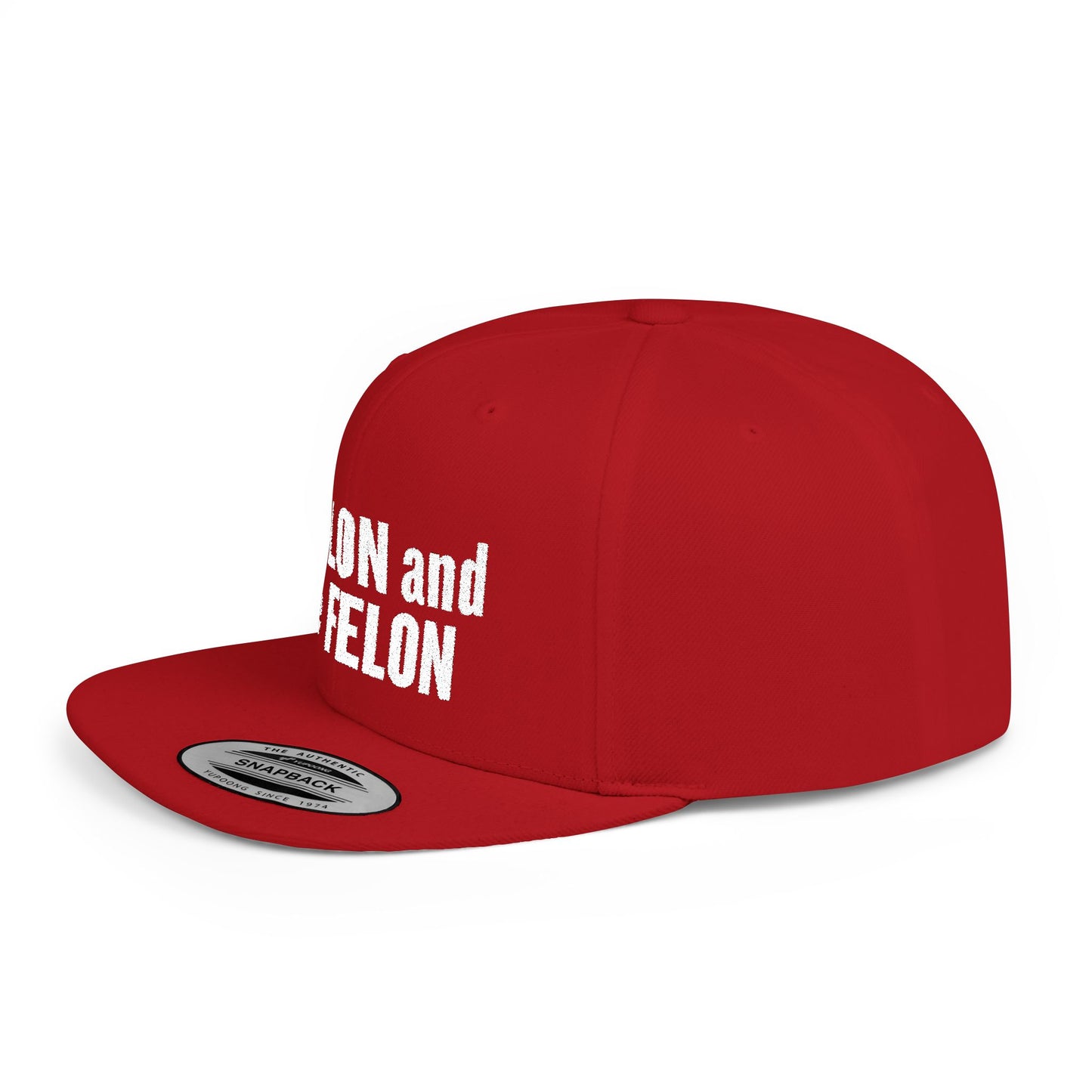F ELON and the FELON Flat Bill Snapback Hat