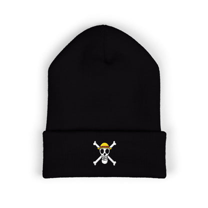 Straw Hat Pirates' Jolly Roger Embroidered Beanie Hat