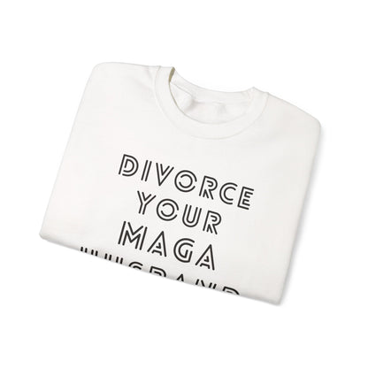Divorce Your Mean Husband Floral Crewneck Sweatshirt