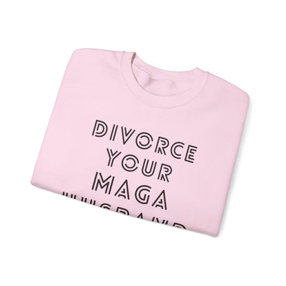 Divorce Your Mean Husband Floral Crewneck Sweatshirt