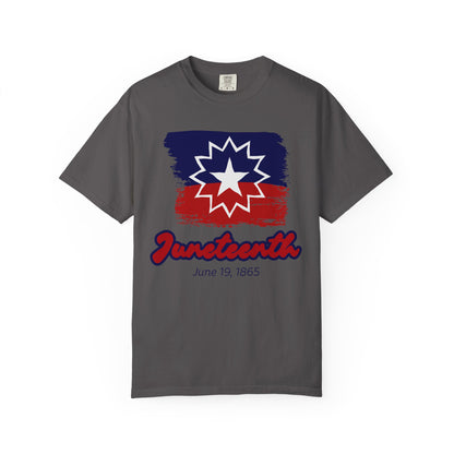 Happy Juneteenth Gift - Freedom Day Unisex Garment-Dyed T-shirt
