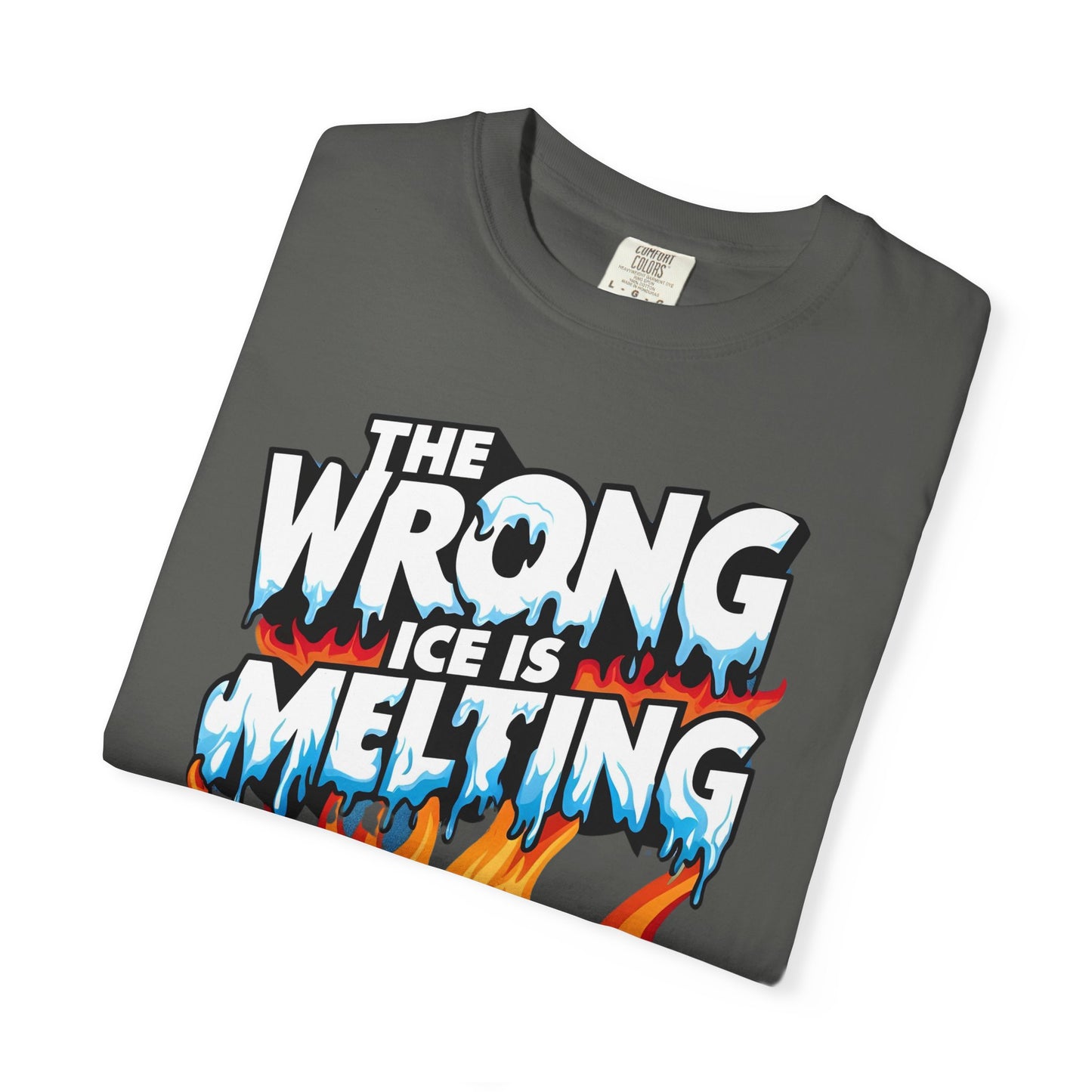 The Wrong Ice Is Melting Eco-Conscious Unisex T-Shirt - Climate Change Awareness Tee, Sustainable Fashion, Environmentalist Gift, Earth Day Apparel, Activism Top