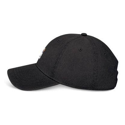 Embroidered Denim Hat - "Smells Like Doge Shit " Statement Cap for Everyday Wear