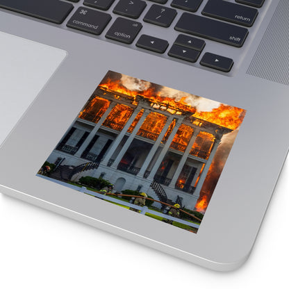 Nottoway Plantation Square Stickers, Design for outdoor or indoor Home Decor, Juneteenth Gifts